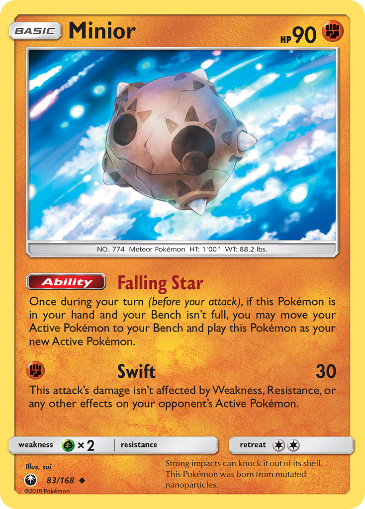 Minior (83/168) [Sun & Moon: Celestial Storm] | Tables and Towers