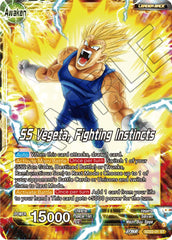 Vegeta // SS Vegeta, Fighting Instincts (Starter Deck Exclusive) (SD22-01) [Power Absorbed] | Tables and Towers