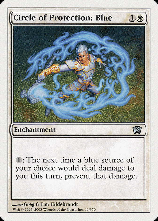 Circle of Protection: Blue [Eighth Edition] | Tables and Towers