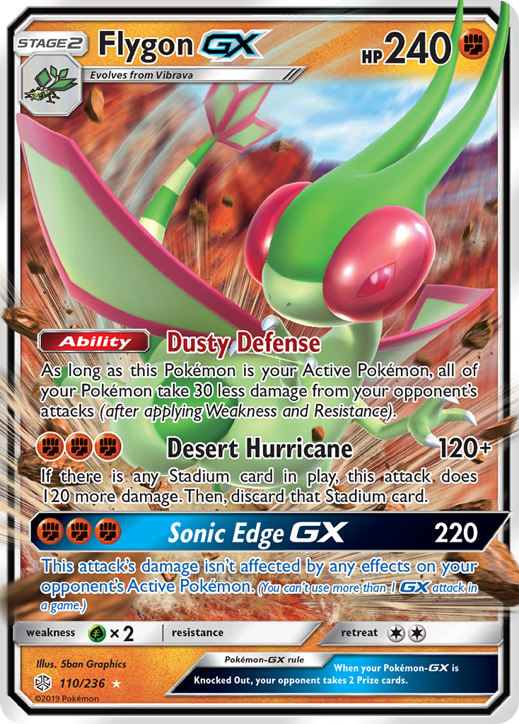 Flygon GX (110/236) [Sun & Moon: Cosmic Eclipse] | Tables and Towers