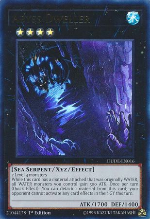 Abyss Dweller [DUDE-EN016] Ultra Rare | Tables and Towers