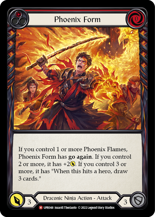 Phoenix Form [UPR048] (Uprising)  Rainbow Foil | Tables and Towers