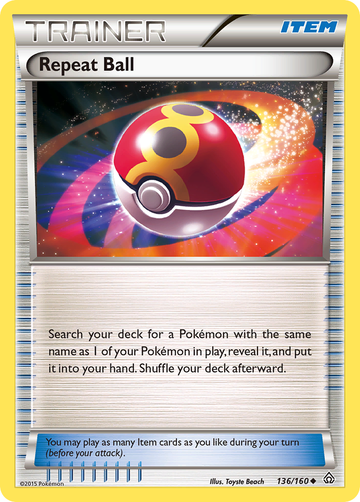 Repeat Ball (136/160) [XY: Primal Clash] | Tables and Towers