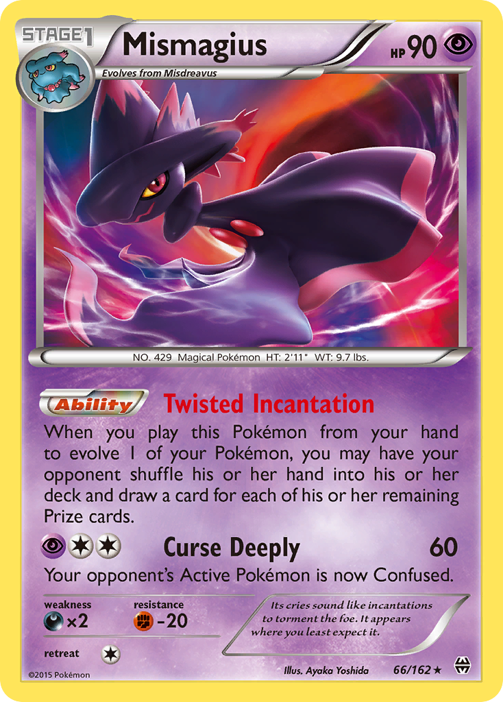 Mismagius (66/162) [XY: BREAKthrough] | Tables and Towers