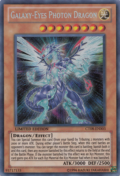 Galaxy-Eyes Photon Dragon [CT08-EN003] Secret Rare | Tables and Towers