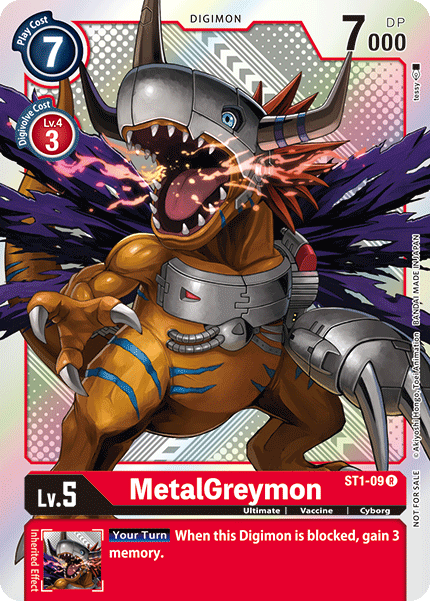 MetalGreymon [ST1-09] (Tournament Pack Vol.2) [Starter Deck: Gaia Red Promos] | Tables and Towers