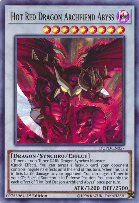 Hot Red Dragon Archfiend Abyss [DUPO-EN057] Ultra Rare | Tables and Towers