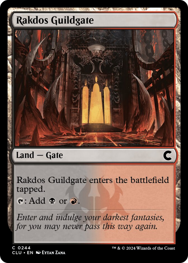 Rakdos Guildgate [Ravnica: Clue Edition] | Tables and Towers