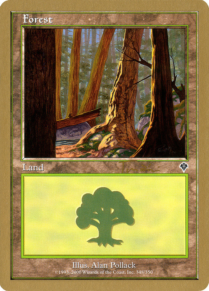 Forest (jt348a) (Jan Tomcani) [World Championship Decks 2001] | Tables and Towers