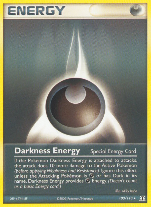 Darkness Energy (103/113) [EX: Delta Species] | Tables and Towers