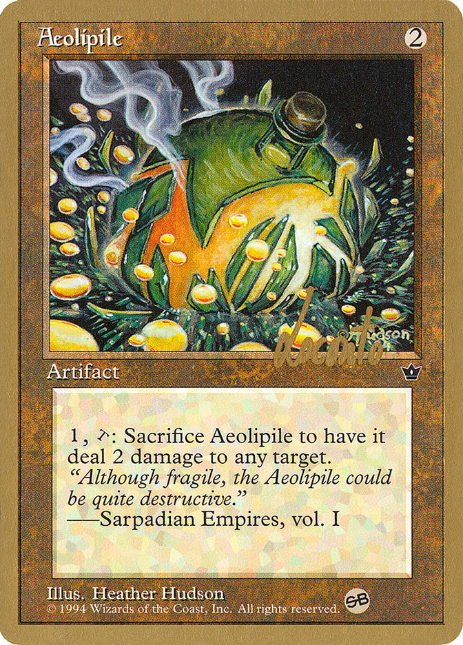 Aeolipile (Michael Loconto) (SB) [Pro Tour Collector Set] | Tables and Towers