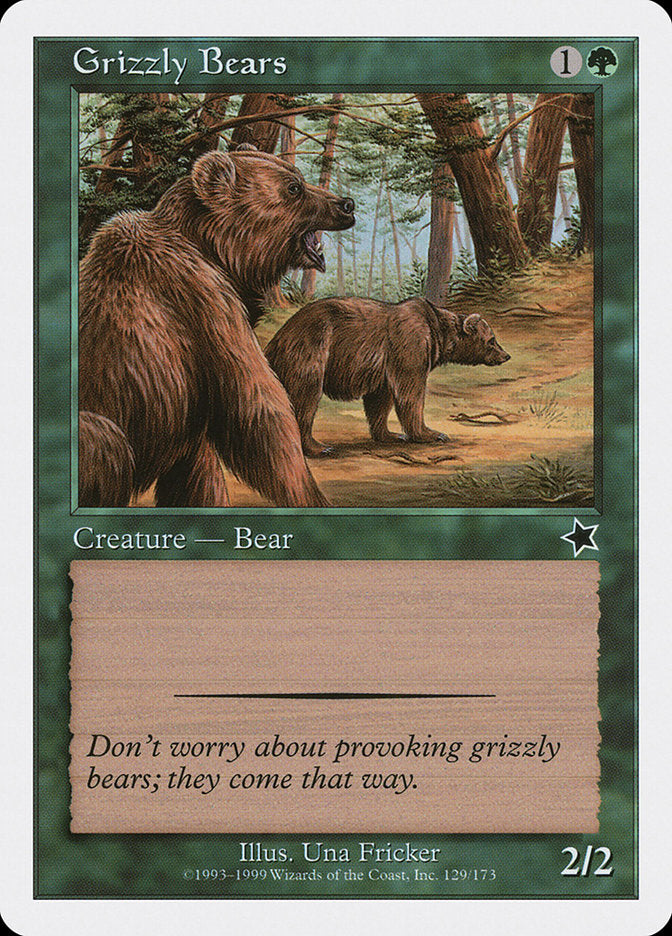 Grizzly Bears [Starter 1999] | Tables and Towers