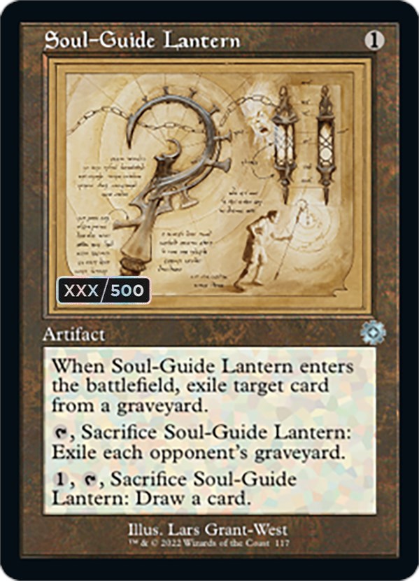 Soul-Guide Lantern (Retro Schematic) (Serialized) [The Brothers' War Retro Artifacts] | Tables and Towers