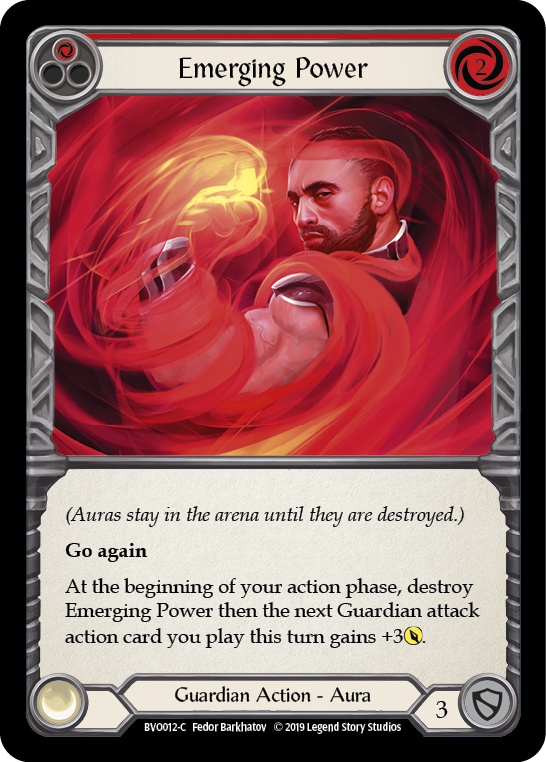 Emerging Power (Red) [BVO012-C] (Bravo Hero Deck)  1st Edition Normal | Tables and Towers