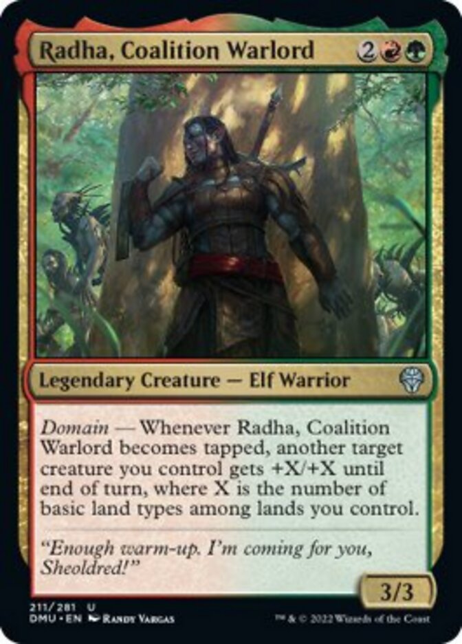 Radha, Coalition Warlord [Dominaria United] | Tables and Towers