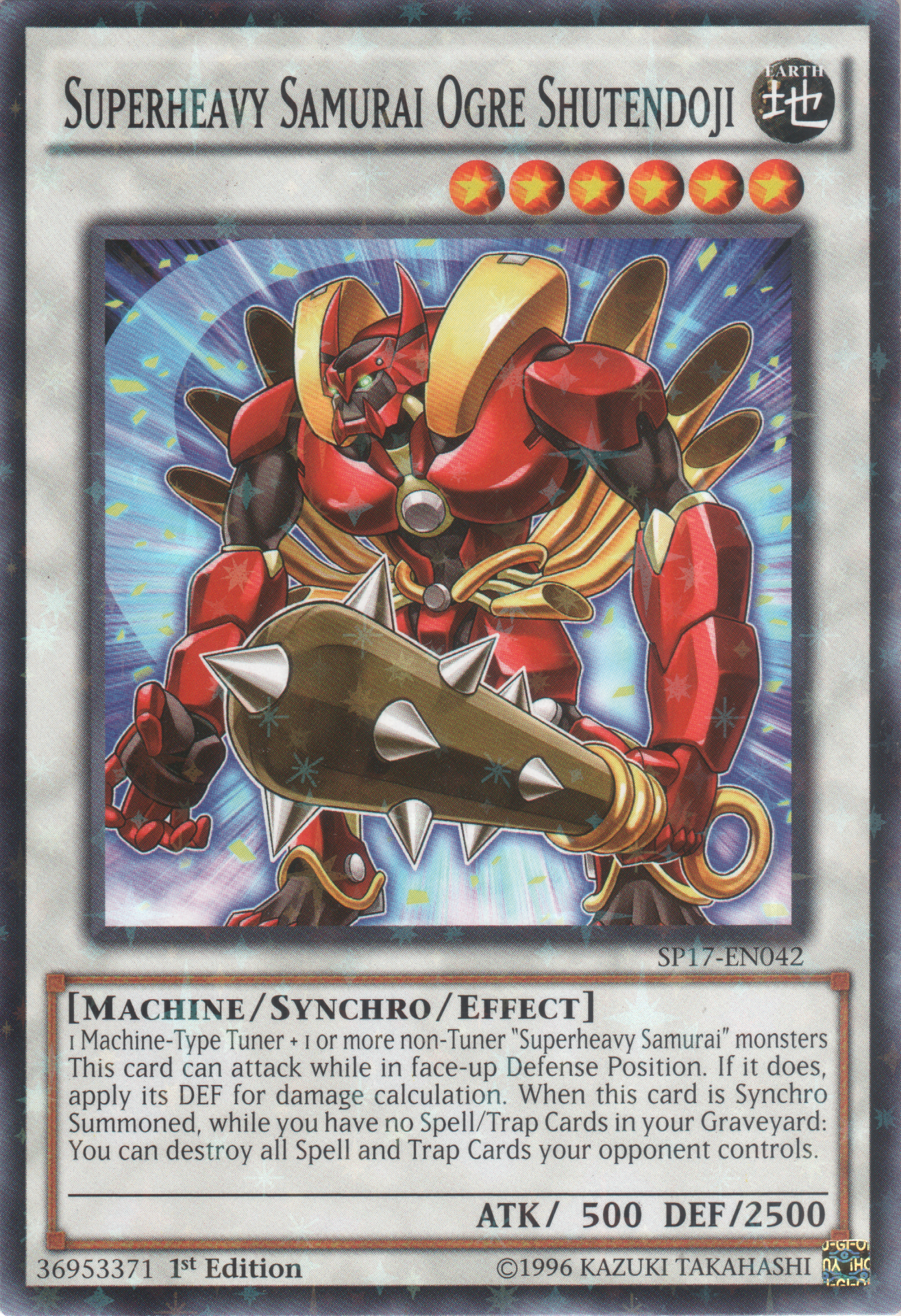 Superheavy Samurai Ogre Shutendoji [SP17-EN042] Starfoil Rare | Tables and Towers