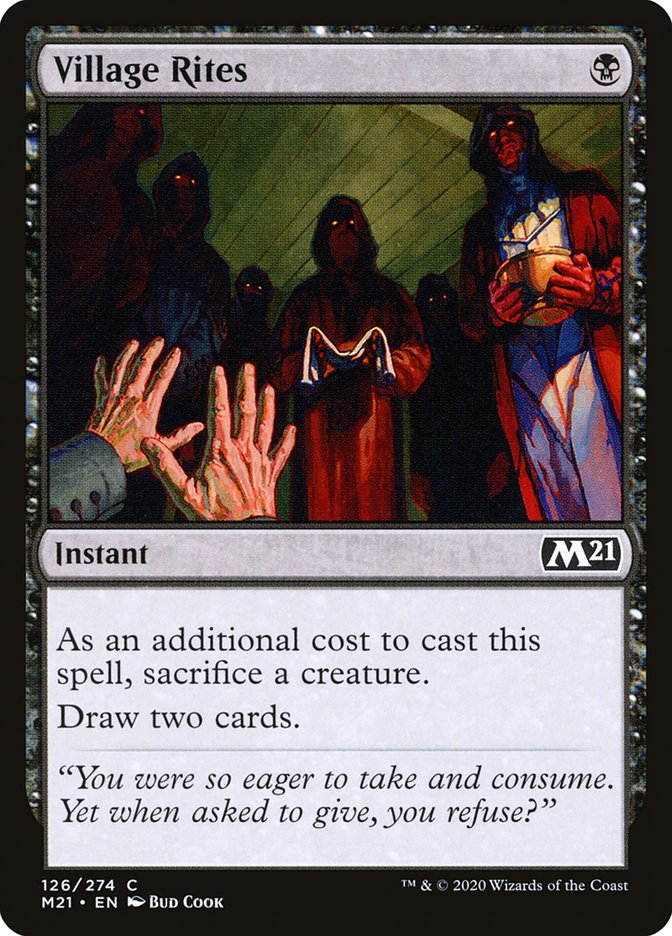 Village Rites [Core Set 2021] | Tables and Towers