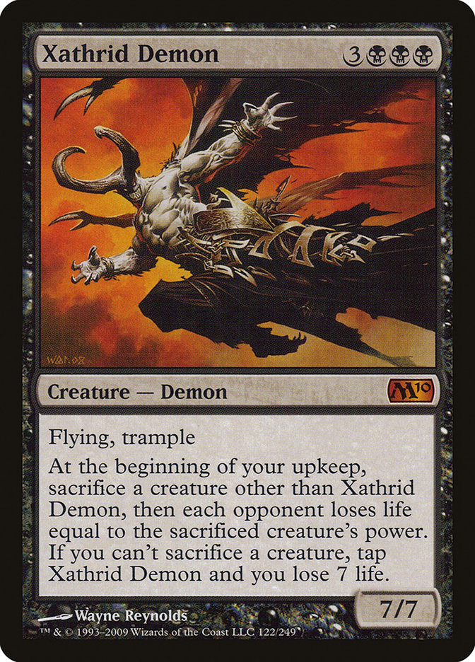 Xathrid Demon [Magic 2010] | Tables and Towers