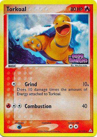 Torkoal (33/110) (Stamped) [EX: Holon Phantoms] | Tables and Towers