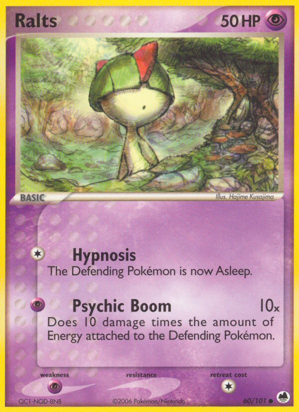 Ralts (60/101) [EX: Dragon Frontiers] | Tables and Towers