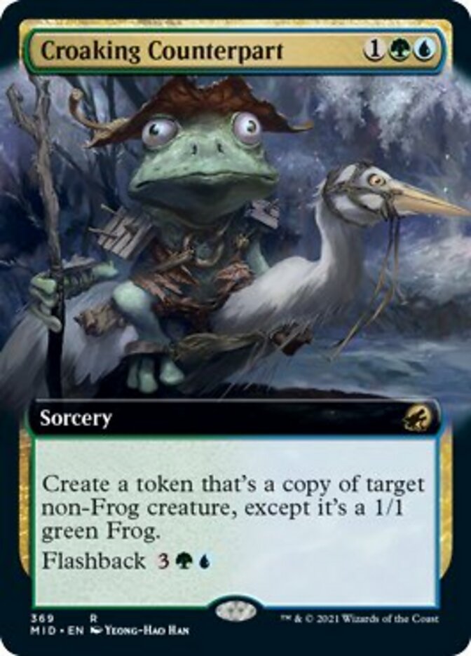 Croaking Counterpart (Extended Art) [Innistrad: Midnight Hunt] | Tables and Towers