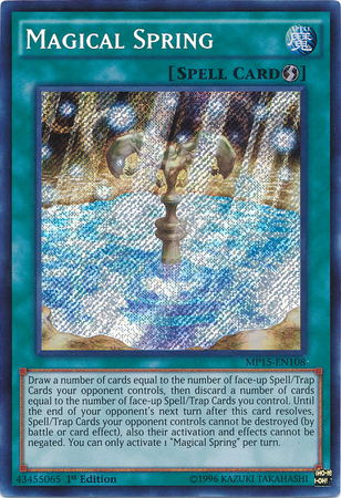 Magical Spring [MP15-EN108] Secret Rare | Tables and Towers