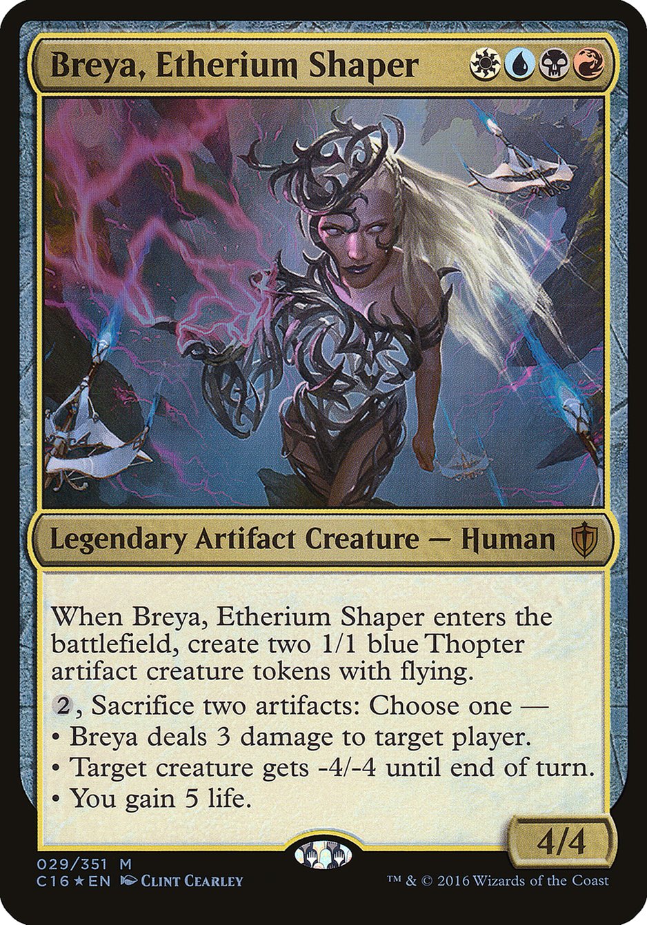 Breya, Etherium Shaper (Oversized) [Commander 2016 Oversized] | Tables and Towers