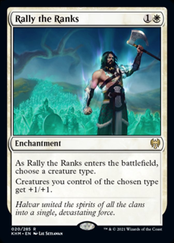 Rally the Ranks [Kaldheim] | Tables and Towers