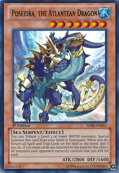 Poseidra, the Atlantean Dragon [SDRE-EN001] Ultra Rare | Tables and Towers