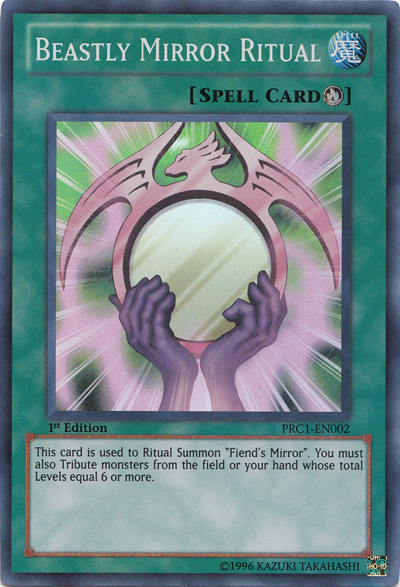 Beastly Mirror Ritual [PRC1-EN002] Super Rare | Tables and Towers