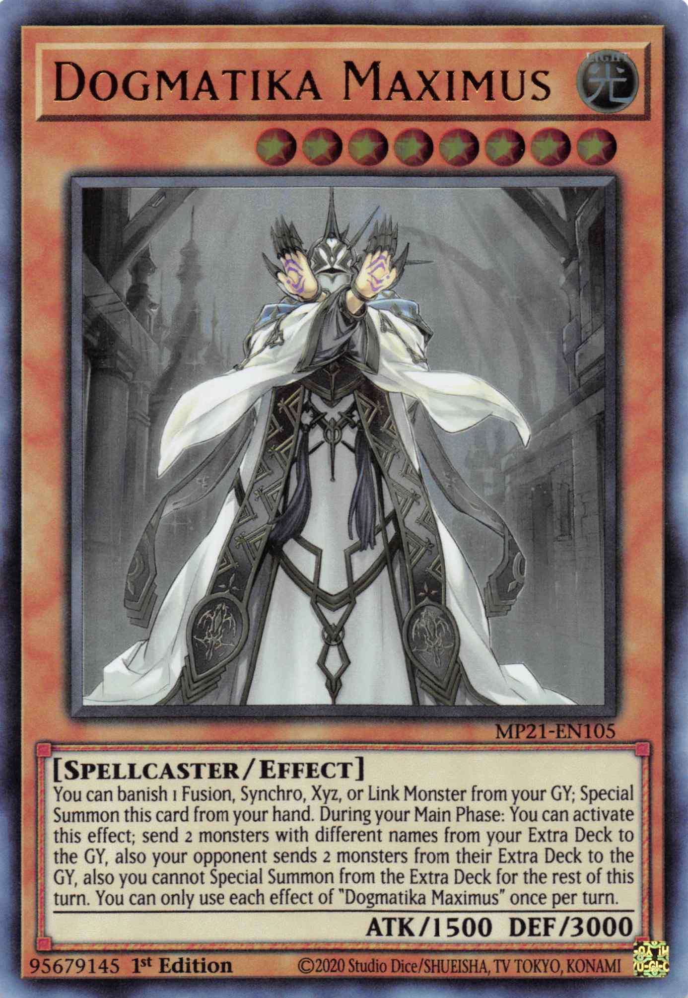 Dogmatika Maximus [MP21-EN105] Ultra Rare | Tables and Towers