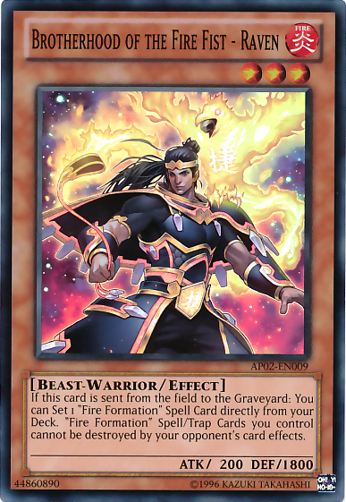 Brotherhood of the Fire Fist - Raven [AP02-EN009] Super Rare | Tables and Towers