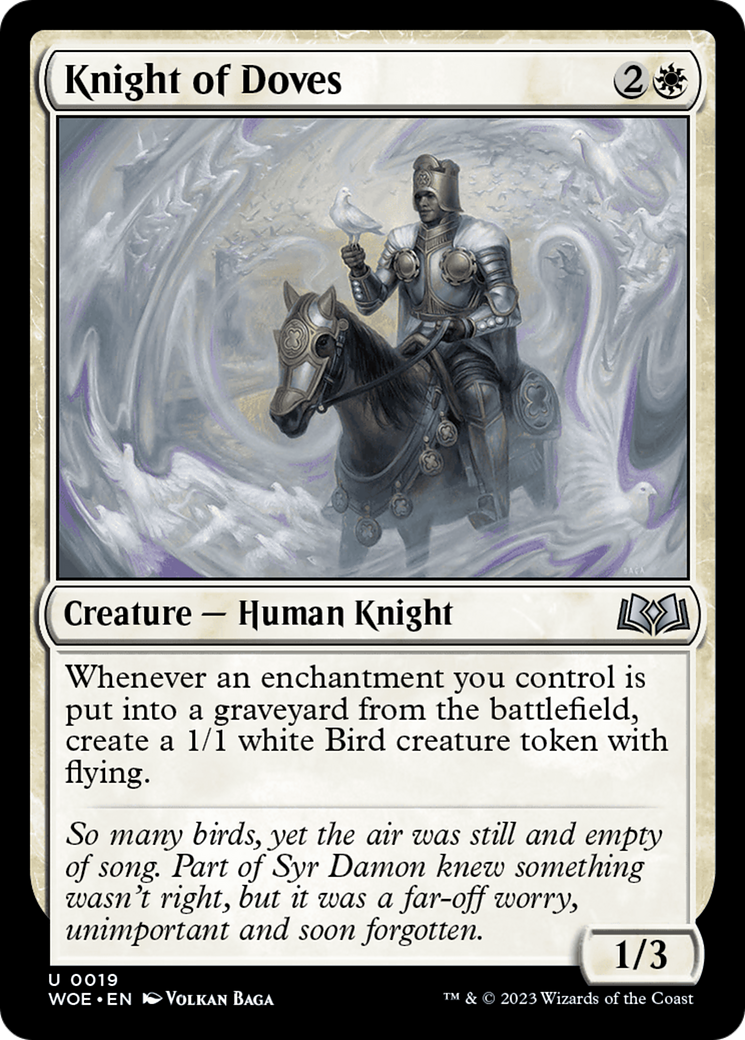 Knight of Doves [Wilds of Eldraine] | Tables and Towers