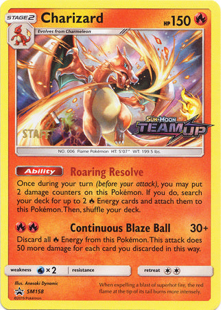 Charizard (SM158) (Staff) [Sun & Moon: Black Star Promos] | Tables and Towers