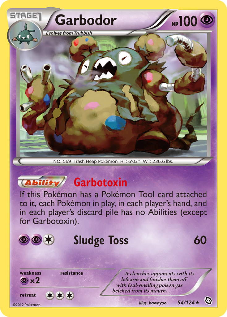 Garbodor (54/124) [Black & White: Dragons Exalted] | Tables and Towers