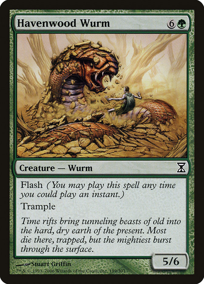 Havenwood Wurm [Time Spiral] | Tables and Towers