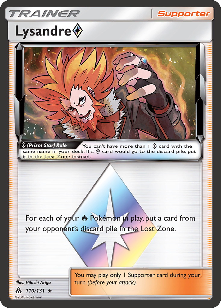 Lysandre (110/131) (Prism Star) [Sun & Moon: Forbidden Light] | Tables and Towers