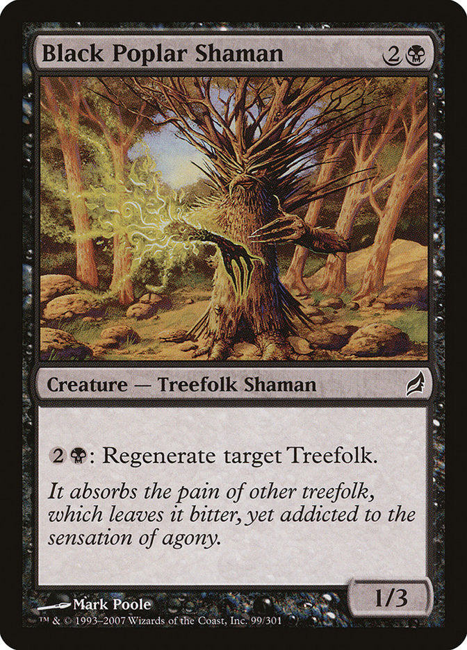 Black Poplar Shaman [Lorwyn] | Tables and Towers