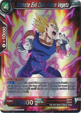 Ultimate Evil Dark Prince Vegeta (BT2-009) [Union Force] | Tables and Towers