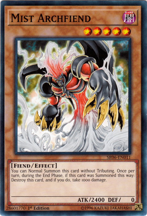 Mist Archfiend [SR06-EN011] Common | Tables and Towers