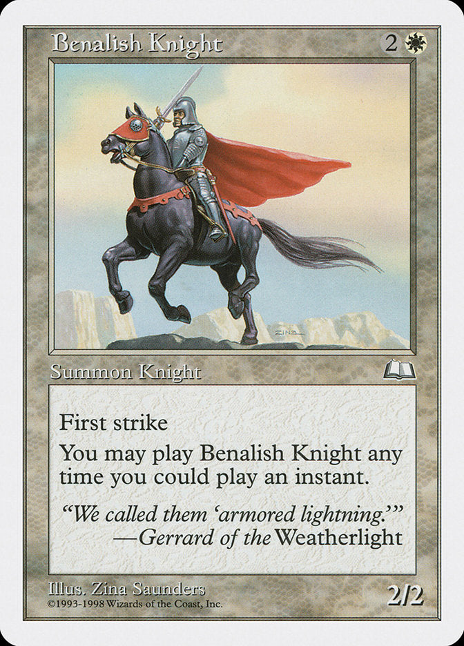 Benalish Knight [Anthologies] | Tables and Towers