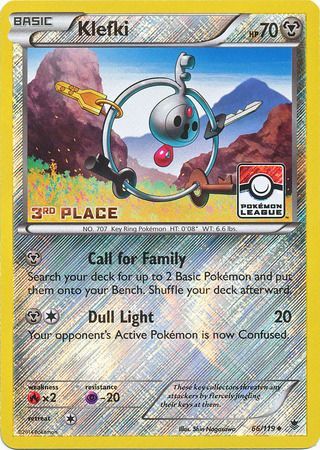 Klefki (66/119) (League Promo 3rd Place) [XY: Phantom Forces] | Tables and Towers