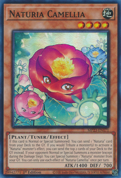 Naturia Camellia [MP23-EN171] Super Rare | Tables and Towers