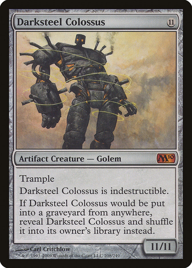 Darksteel Colossus [Magic 2010] | Tables and Towers