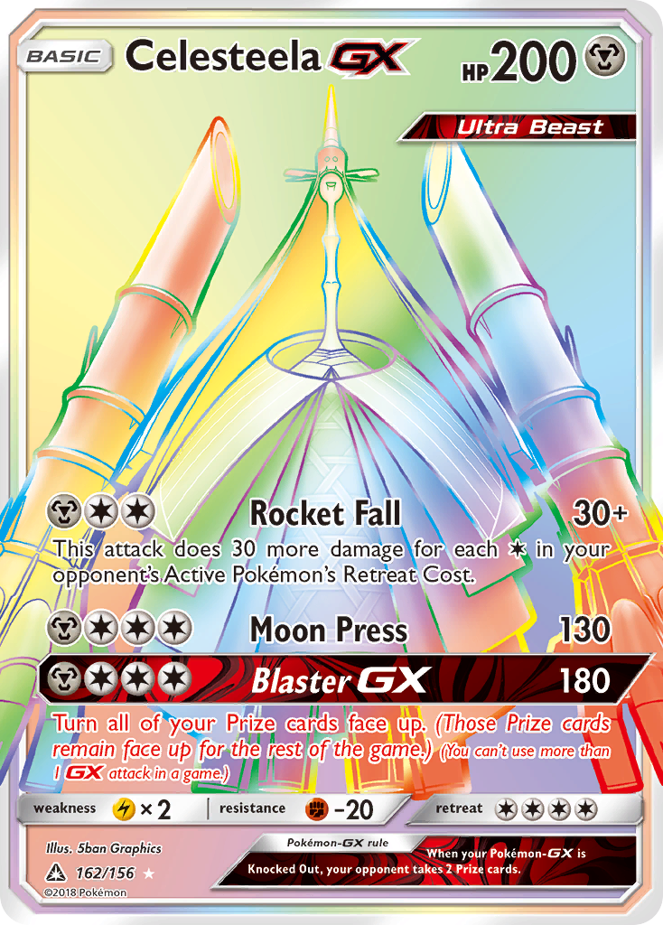 Celesteela GX (162/156) [Sun & Moon: Ultra Prism] | Tables and Towers