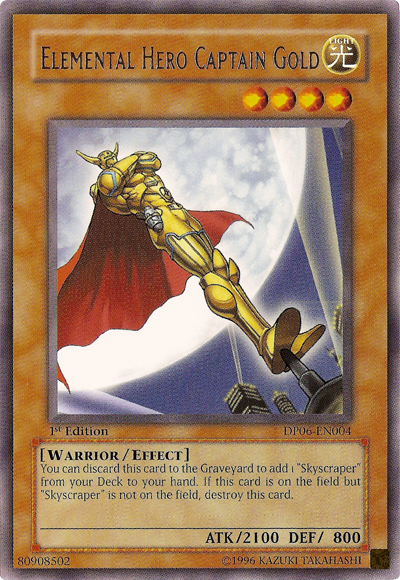 Elemental Hero Captain Gold [DP06-EN004] Rare | Tables and Towers