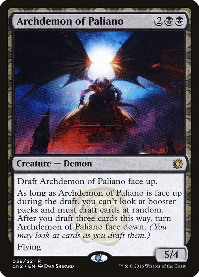 Archdemon of Paliano [Conspiracy: Take the Crown] | Tables and Towers