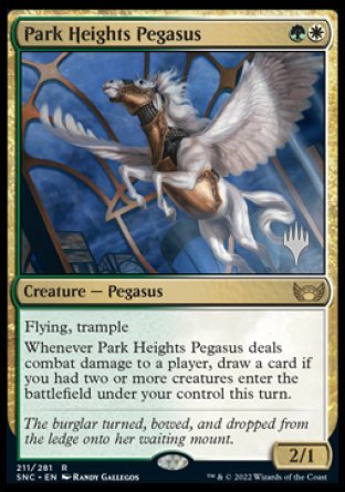 Park Heights Pegasus (Promo Pack) [Streets of New Capenna Promos] | Tables and Towers