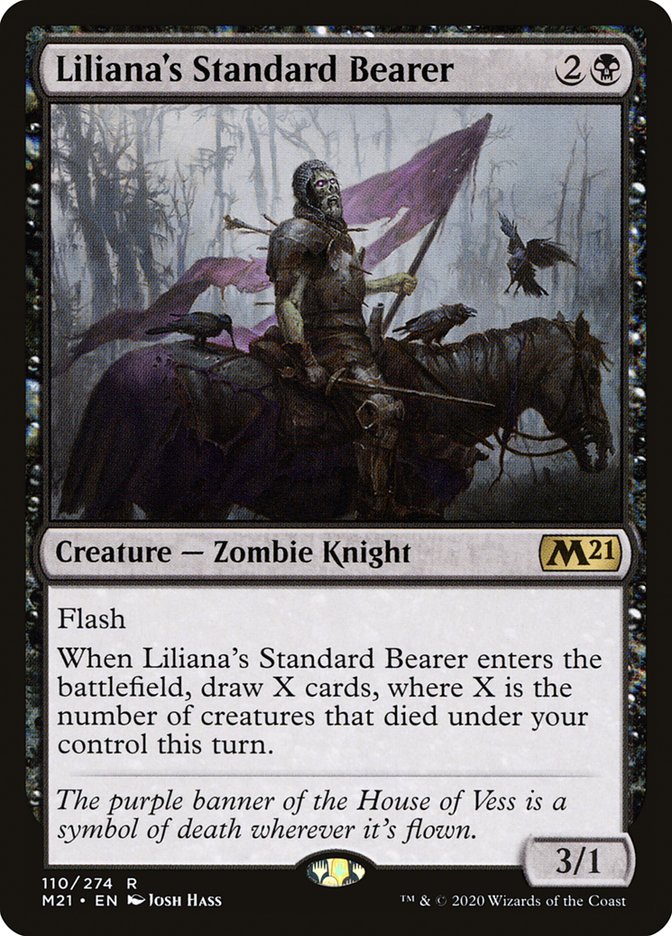 Liliana's Standard Bearer [Core Set 2021] | Tables and Towers