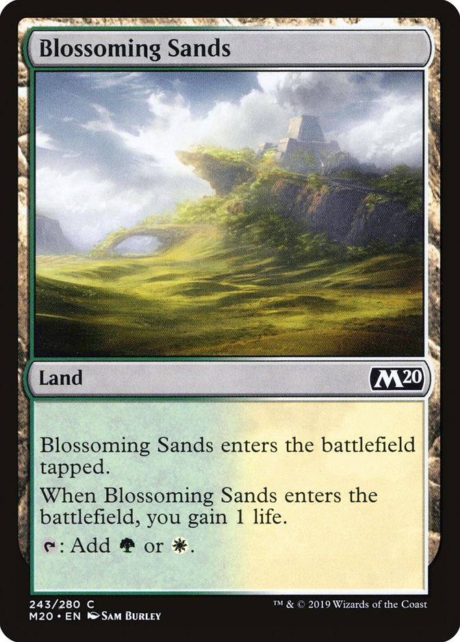 Blossoming Sands [Core Set 2020] | Tables and Towers